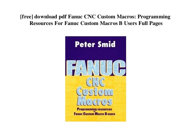 Fanuc cnc programming pdf free download free